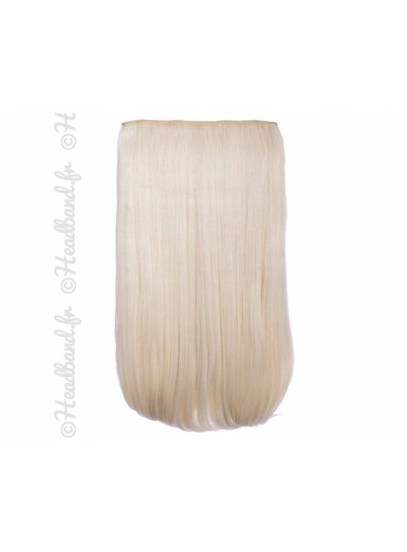 Monobande cheveux raides 60 cm - Blond très clair