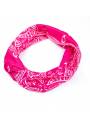 Bandeau large croisé bandana fushia