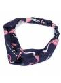 Bandeau croisé flamand rose coloris bleu