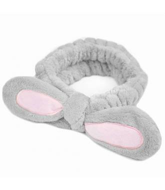 Bandeau maquillage oreilles gris