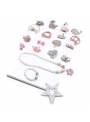 Boîte cadeau barrette collier et baguette gris