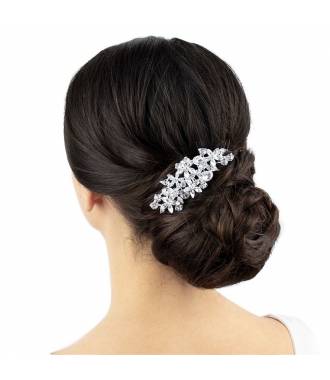 Peigne mariage perles blanches Maria