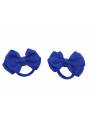 Lot de 2 élastiques bleu rouge 7 cm