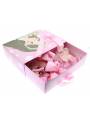 Boîte cadeau 18 accessoires cheveux fille rose