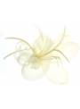 Coiffe élégante mariage tulle ivoire