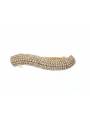 Pince cheveux clip strass doré