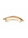 Pince cheveux clip strass doré