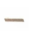 Pince cheveux strass rectangle doré