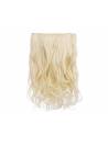 Extension cheveux monobande ondulée 50 cm - Blond platine