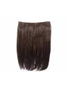 Rajout monobande raide 45 cm - Châtain noisette