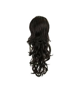 Postiche cheveux ponytail 55 cm - Noir