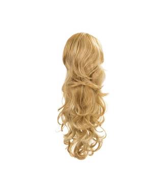 Maxi ponytail bouclée - Blond miel
