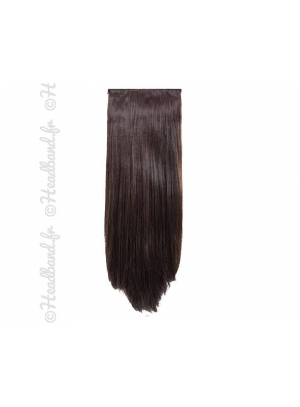 Extensions 8 bandes raides 50 cm - Chocolat