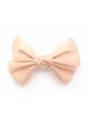 Barrette satin noeud peche