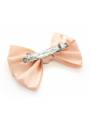 Barrette satin noeud peche dos