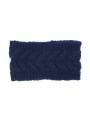 Bandeau côtelé bleu marine