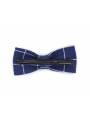 Noeud motif tartan marine dos
