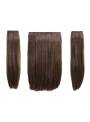 Extensions 3 pièces raides - Châtain caramel
