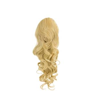 Postiche cheveux ponytail ondulée - Blond clair