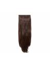 Extensions clips 8 bandes raides - Brunette