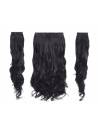 Kit extensions cheveux 3 bandes ondulées 50 cm - Noir