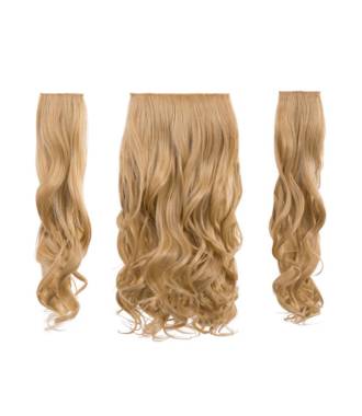 Extensions cheveux ondulées 50 cm - Blond doré