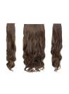 Kit extensions cheveux 3 bandes ondulées 50 cm - Noisette