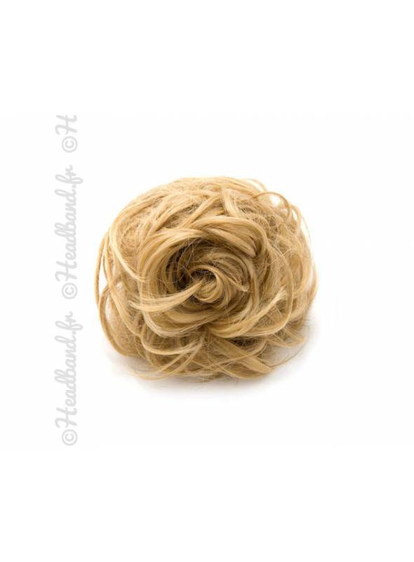 Rajout chignon ondulé - Blond doré