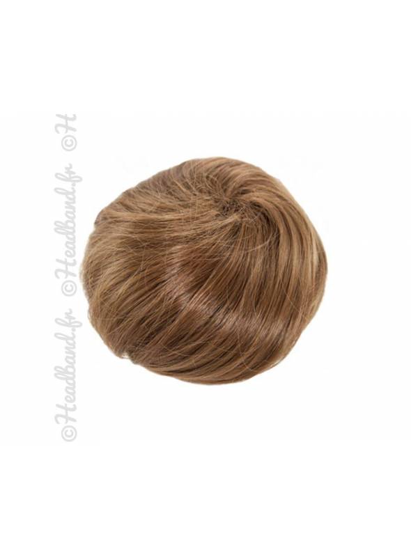 Messy bun - Châtain doré