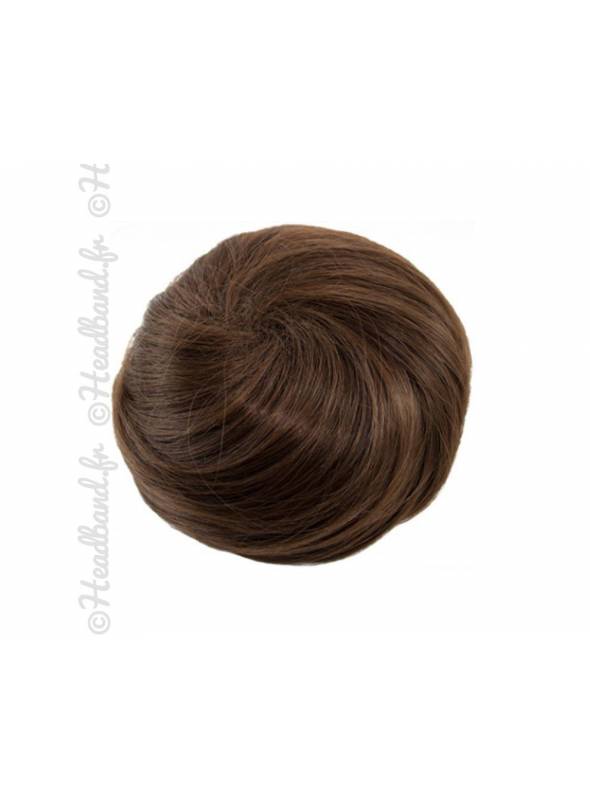 Messy bun - Châtain noisette