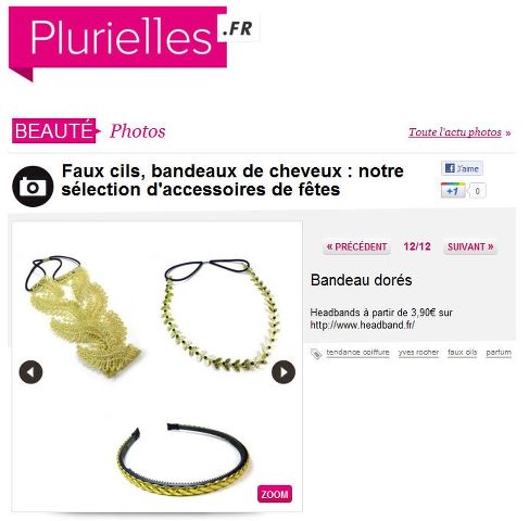 Headband.fr sélection dans Plurielles